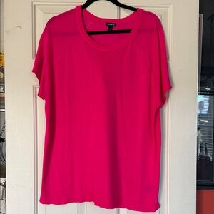 Torrid Fuchsia Short Sleeve sweater